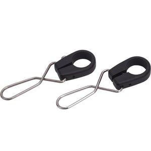 Sea-Dog Nylon Flagpole Pennant Mounts Stainless Clips - Pair - TRAPSKI