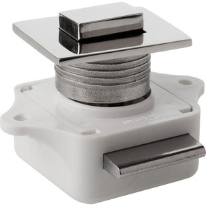 Sea-Dog Push Button Rim Latch - Square - Stainless Steel/Plastic Housing - TRAPSKI