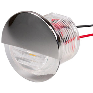 Sea-Dog Round LED Flush Mount Courtesy Light - White - TRAPSKI