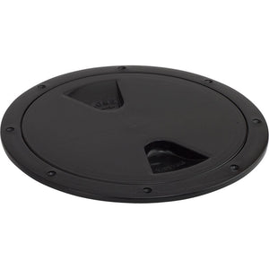 Sea-Dog Screw-Out Deck Plate - Black - 4" - TRAPSKI
