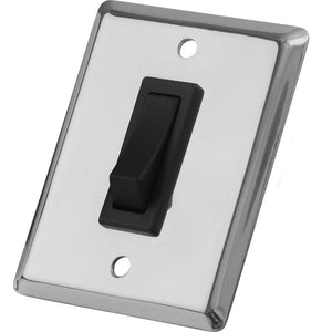 Sea-Dog Single Gang Wall Switch - Stainless Steel - TRAPSKI
