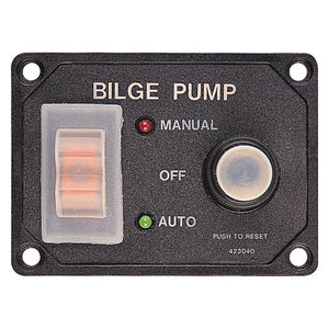 Sea-Dog Splash Guard Bilge Pump Panel w/Circuit - TRAPSKI