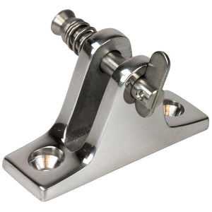 Sea-Dog Stainless Steel Angle Base Deck Hinge - Removable Pin - TRAPSKI