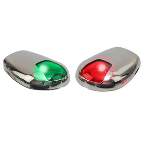 Sea-Dog Stainless Steel Side Mount LED Navigation Lights - 2 NM - Port Starboard - TRAPSKI