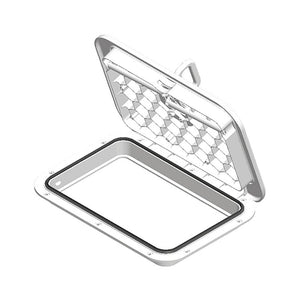 Sea-Dog Triple Lock Rectangular Marine Hatch - 10" x 14" - White - TRAPSKI