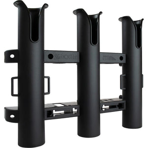 Sea-Dog Triple Threat Three Pole Rod Holder - Black - TRAPSKI