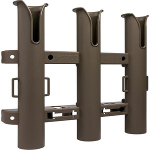 Sea-Dog Triple Threat Three Pole Rod Holder - Flat Dark Earth - TRAPSKI