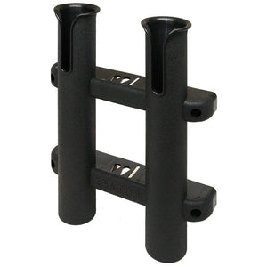 Sea-Dog Two Pole Side Mount Rod Storage Rack - Black - TRAPSKI
