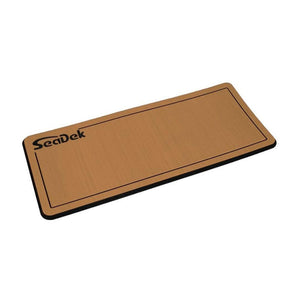 SeaDek 16 x 39" 20mm Dual Density Large Helm Pad w/SeaDek Logo - Brushed Texture - Mocha/Black (406.4mm x 990.6mm x 20mm) - TRAPSKI
