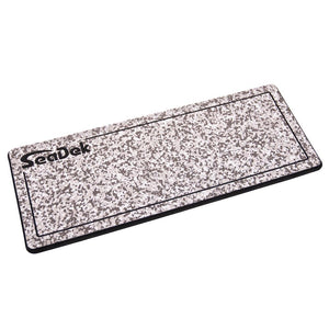 SeaDek 16 x 39" 20mm Dual Density Large Helm Pad w/SeaDek Logo - Brushed Texture - Snow Camo/Black (406.4mm x 990.6mm x 20mm) - TRAPSKI