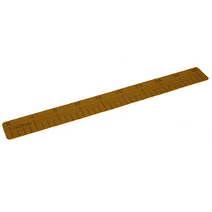 SeaDek 36" Fish Ruler - Mocha Brushed w/SeaDek Logo - TRAPSKI