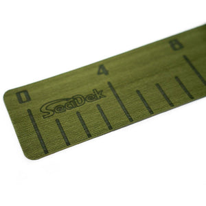 SeaDek 36" Fish Ruler - Olive Green w/SeaDek Logo - TRAPSKI