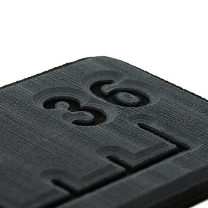 SeaDek 36 Routed Ruler - 6mm - Brushed Texture - Dark Grey/Black - TRAPSKI