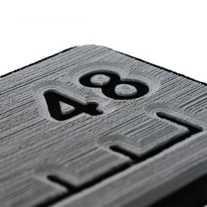 SeaDek 48 Routed Ruler - 6mm - Brushed Texture - Storm Grey/Black - TRAPSKI