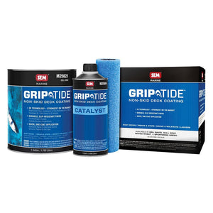 SEM GripTide Non-Skid Deck Coating Kit - Gull Gray - TRAPSKI