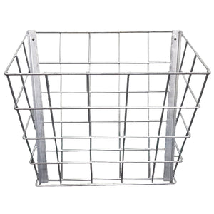 Rugged Ranch Wall Mounted Rustproof Steel Sheep & Goat Livestock Hay Feeder Rack