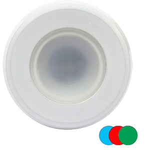 Shadow-Caster Color-Changing White, Blue Red Dimmable - White Powder Coat Down Light - TRAPSKI