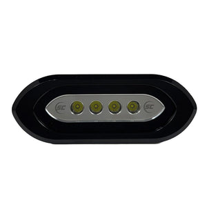 Shadow-Caster Flush Mount Spreader Light - Black Housing - White [SCM-SLF4X-GW-BK] - TRAPSKI