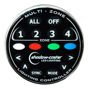 Shadow-Caster Round Zone Controller 4 Channel Remote f/MZ-LC or SCM-LC - TRAPSKI