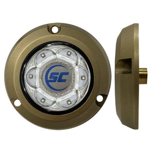 Shadow-Caster SC2 Series Bronze Surface Mount Underwater Light - Bimini Blue - TRAPSKI