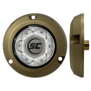 Shadow-Caster SC2 Series Bronze Surface Mount Underwater Light - Great White - TRAPSKI