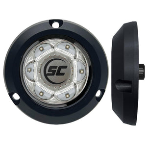 Shadow-Caster SC2 Series Polymer Composite Surface Mount Underwater Light - Great White - TRAPSKI