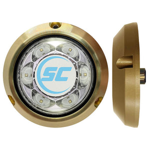 Shadow-Caster SC3 Series Great White Bronze Surface Mount Underwater Light - TRAPSKI