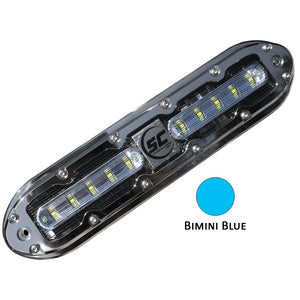 Shadow-Caster SCM-10 LED Underwater Light w/20' Cable - 316 SS Housing - Bimini Blue - TRAPSKI