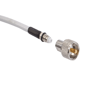 Shakespeare PL-259-ER Screw-On PL-259 Connector f/Cable w/Easy Route FME Mini-End - TRAPSKI