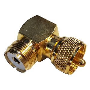 Shakespeare Right Angle Connector - PL-259 to SO-239 Adapter - TRAPSKI