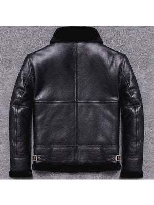 Men’s Sheepskin Winter Fur Coat Jacket