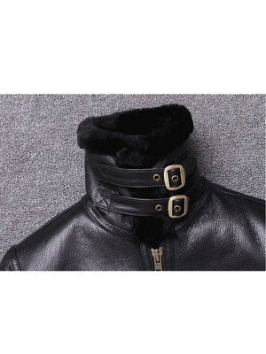 Men’s Sheepskin Winter Fur Coat Jacket
