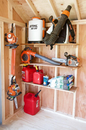 Shed Shelf Bracket Kit | Heavy-Duty Shed Organizer