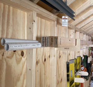 Shed Storage Organizer Hooks