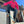 Sherpa Fleece Jacket Pink / Blue - Men's