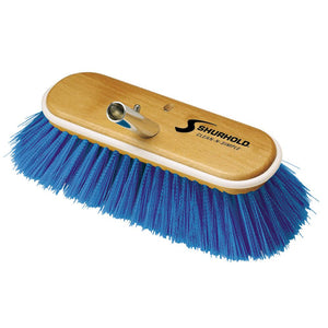 Shurhold 10" Extra-Soft Deck Brush - Blue Nylon Bristles - TRAPSKI