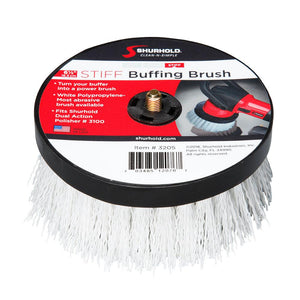 Shurhold 6-1/2" Stiff Brush f/Dual Action Polisher - TRAPSKI