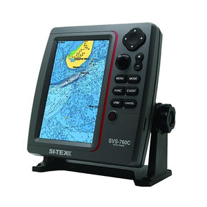 SI-TEX Standalone 7 GPS Chart Plotter System w/Color LCD, External GPS Antenna C-MAP 4D Card - TRAPSKI
