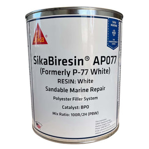 Sika SikaBiresin AP077 White Gallon BPO Hardener Required - TRAPSKI