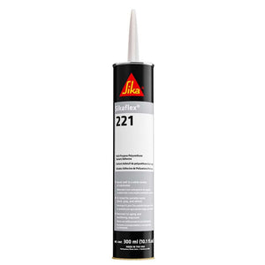 Sika Sikaflex 221 Multi-Purpose Polyurethane Sealant/Adhesive - 10.3oz (300ml) Cartridge - White - TRAPSKI
