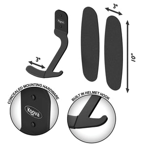 Single Bike Vertical Wall Mounted Hook - TRAPSKI