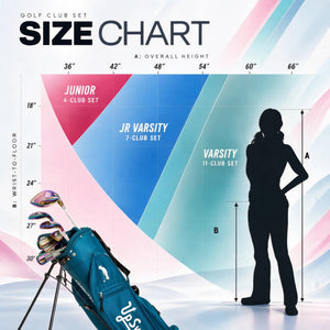 UpSwing Galaxy Jr. Varsity 7-Club Set w/ Bag