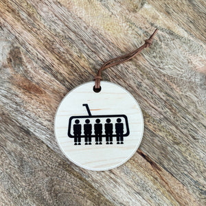 Ski Lift Ornaments (5 Pack)