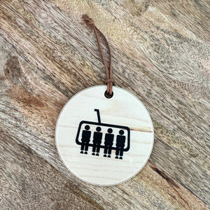 Ski Lift Ornaments (5 Pack)