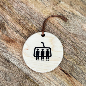 Ski Lift Ornaments (5 Pack)
