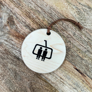 Ski Lift Ornaments (5 Pack)