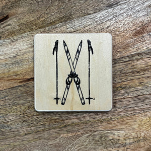 Ski Signage Coasters (5 Pack)