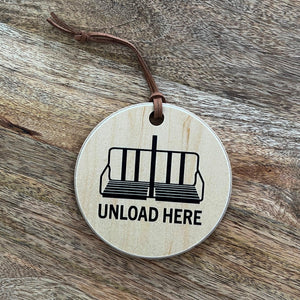 Ski Signage Ornaments - TRAPSKI