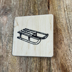 Ski-Themed Coasters (5 Pack)