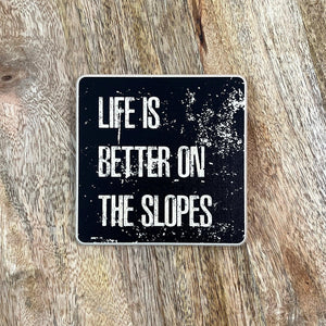 Ski-Themed Coaster - TRAPSKI